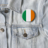 Badge Rond 5 Cm Bouton Drapeau Irlande (En situation)