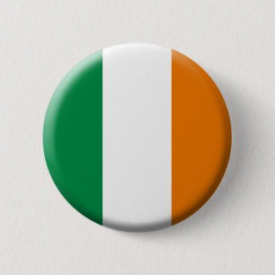 Badge Rond 5 Cm Bouton Drapeau Irlande