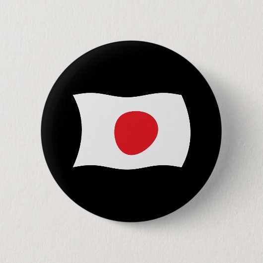 Badge Rond 5 Cm Bouton Drapeau Japon (Devant)