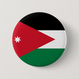 Badge Rond 5 Cm Bouton drapeau Jordanie