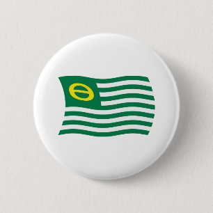 Badge Rond 5 Cm Bouton Drapeau Mouvement écologie