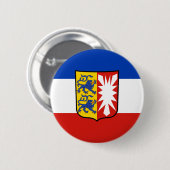 Badge Rond 5 Cm Bouton Drapeau Schleswig-Holstein Pinback (Devant & derrière)