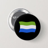 Badge Rond 5 Cm Bouton Drapeau Sierra Leone (Devant & derrière)