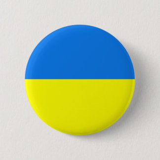 Badge Rond 5 Cm bouton drapeau ukrainien