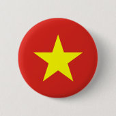 Badge Rond 5 Cm Bouton Drapeau Vietnam (Devant)
