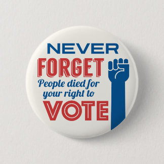 Badge Rond 5 Cm Bouton Droit de vote