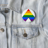 Badge Rond 5 Cm Bouton droit LGBT (En situation)
