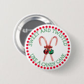 Badge Rond 5 Cm Bouton drôle de Noël (Devant & derrière)