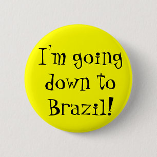 Badge Rond 5 Cm Bouton du Brésil