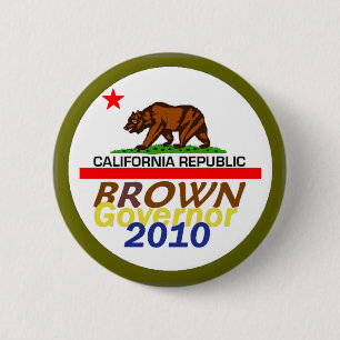 Badge Rond 5 Cm Bouton du BRUN 2010 de Jerry