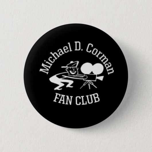Badge Rond 5 Cm bouton du club de ventilateur corman (Devant)