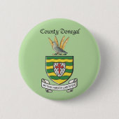 Badge Rond 5 Cm Bouton du comté de Donegal (Devant)