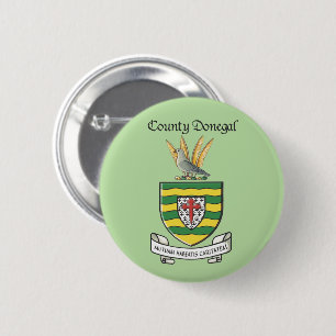 Badge Rond 5 Cm Bouton du comté de Donegal