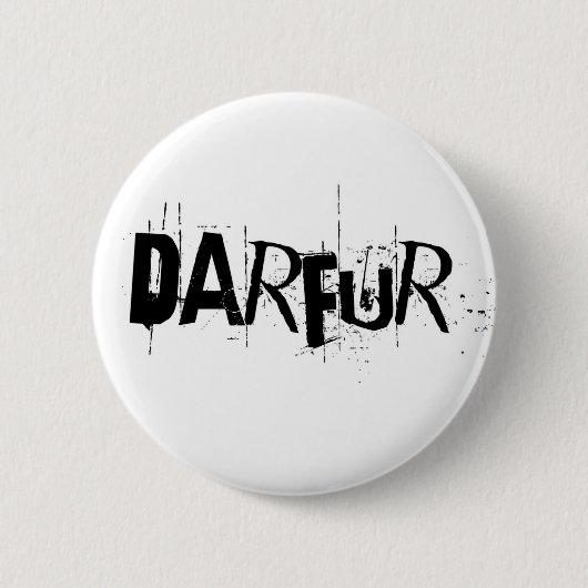 Badge Rond 5 Cm Bouton du Darfour (Devant)
