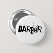 Badge Rond 5 Cm Bouton du Darfour (Devant & derrière)