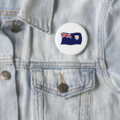 Badge Rond 5 Cm Bouton du drapeau d'Anguilla (En situation)