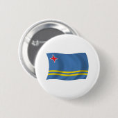 Badge Rond 5 Cm Bouton du drapeau d'Aruba (Devant & derrière)