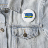 Badge Rond 5 Cm Bouton du drapeau d'Aruba (En situation)