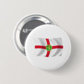 Badge Rond 5 Cm Bouton du drapeau d'Aurigny (Devant & derrière)