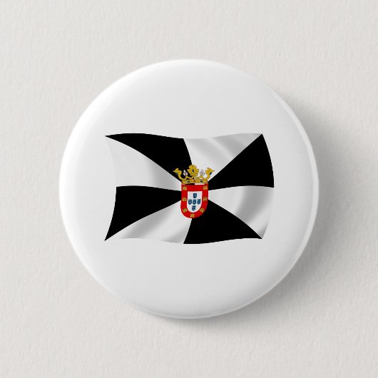Badge Rond 5 Cm Bouton du drapeau de Ceuta (Devant)