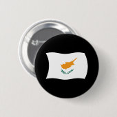 Badge Rond 5 Cm Bouton du drapeau de Chypre (Devant & derrière)