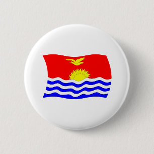Badge Rond 5 Cm Bouton du drapeau de Kiribati