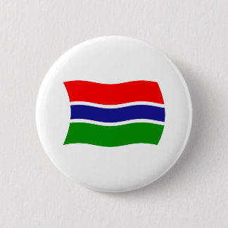 Badge Rond 5 Cm Bouton du drapeau de la Gambie