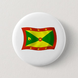 Badge Rond 5 Cm Bouton du drapeau de la Grenade
