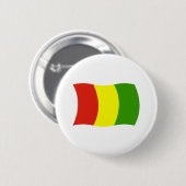 Badge Rond 5 Cm Bouton du drapeau de la Guinée (Devant & derrière)