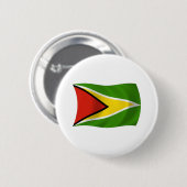 Badge Rond 5 Cm Bouton du drapeau de la Guyane (Devant & derrière)