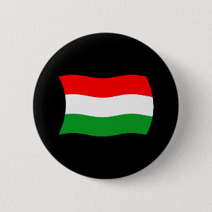 Badge Rond 5 Cm Bouton du drapeau de la Hongrie