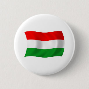 Badge Rond 5 Cm Bouton du drapeau de la Hongrie