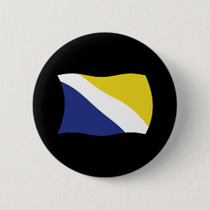 Badge Rond 5 Cm Bouton du drapeau de la minorité allemande du Schl