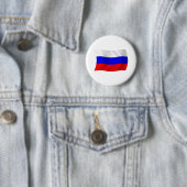 Badge Rond 5 Cm Bouton du drapeau de la Russie (En situation)