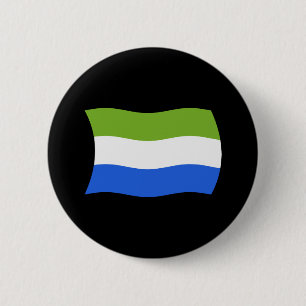 Badge Rond 5 Cm Bouton du drapeau de la Sierra Leone