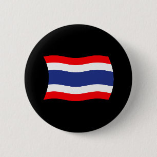Badge Rond 5 Cm Bouton du drapeau de la Thaïlande