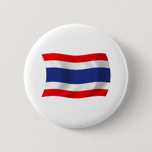 Badge Rond 5 Cm Bouton du drapeau de la Thaïlande