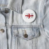 Badge Rond 5 Cm Bouton du drapeau de l'Angleterre (En situation)