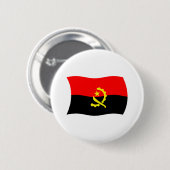 Badge Rond 5 Cm Bouton du drapeau de l'Angola (Devant & derrière)