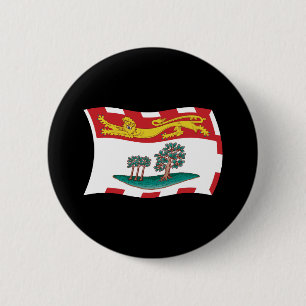 Badge Rond 5 Cm Bouton du drapeau de l'Île-du-Prince-Édouard