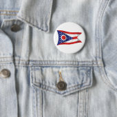 Badge Rond 5 Cm Bouton du drapeau de l'Ohio (En situation)