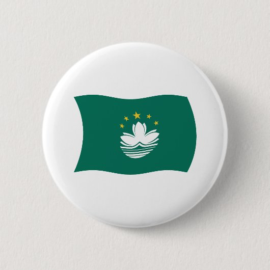 Badge Rond 5 Cm Bouton du drapeau de Macao (Devant)