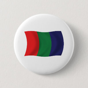 Badge Rond 5 Cm Bouton du drapeau de Mars