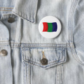 Badge Rond 5 Cm Bouton du drapeau de Mars (En situation)