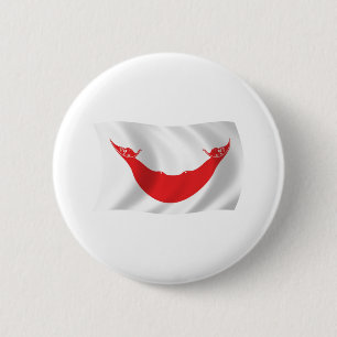 Badge Rond 5 Cm Bouton du drapeau de Rapa Nui