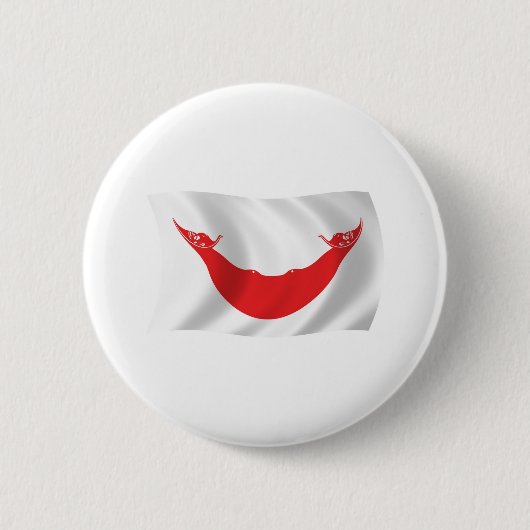 Badge Rond 5 Cm Bouton du drapeau de Rapa Nui (Devant)