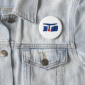 Badge Rond 5 Cm Bouton du drapeau de Toronto (En situation)