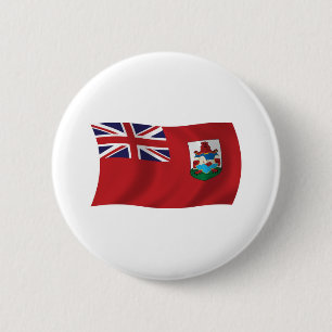 Badge Rond 5 Cm Bouton du drapeau des Bermudes