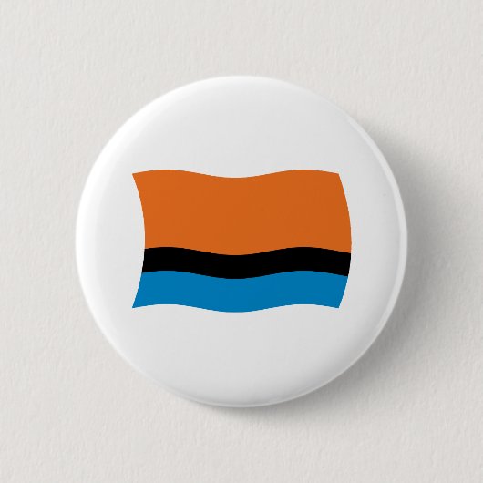 Badge Rond 5 Cm Bouton du drapeau des Chagossiens (Devant)