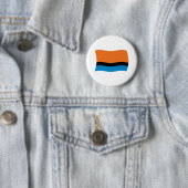 Badge Rond 5 Cm Bouton du drapeau des Chagossiens (En situation)